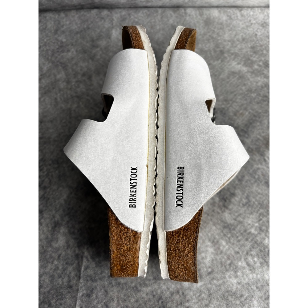 BIRKENSTOCK Kids Arizona Double Strap Sandals White EU 32 US Size 1 Youth - Picture 7 of 9